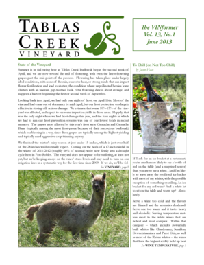 Tablas Creek Wine Order Form