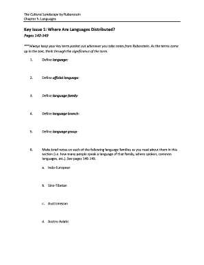 Language Study Guide