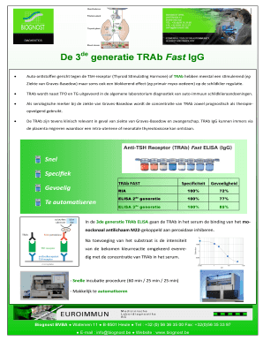 TRAb Fast IgG Test Form