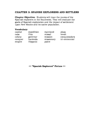 Spanish Explorers Lesson Plan