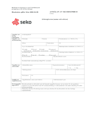 LO-TCO Safety Representative Notification Form