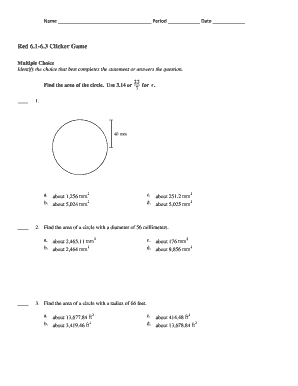 Geometry Multiple Choice Quiz