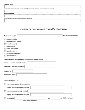 Application for Land Registration Under Building