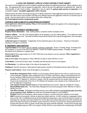 Lake County Land Use Permit Application