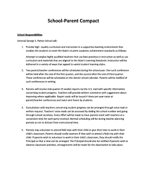 School-Parent Compact Agreement