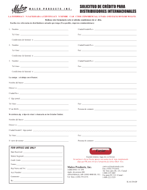 Solicitud de Crédito para Malco