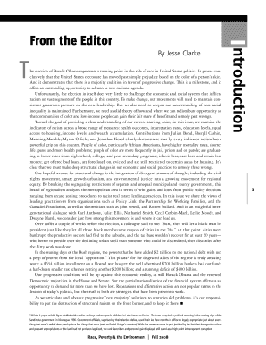 Race, Poverty & the Environment Subscription Form