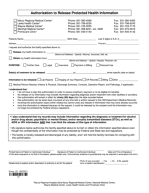 Authorization to Release Protected Health Information