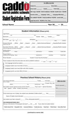 Student Enrollment Form