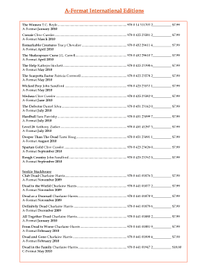 Penguin Group Order Form