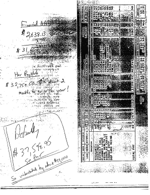 Florida Financial Affidavit
