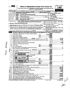 Form 990 Return of Organization Exempt From Income Tax