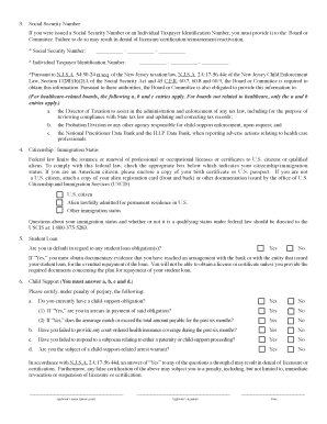 New Jersey Alcohol and Drug Counselor Application
