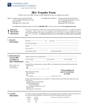 IRA Transfer Form
