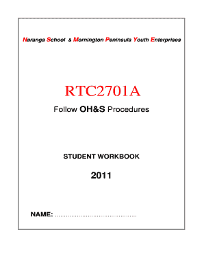 OH&S Student Workbook