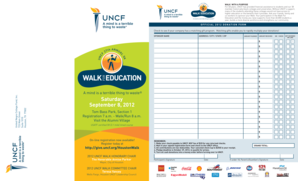 2012 UNCF Walk Donation Form
