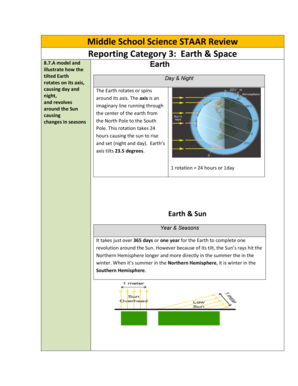 Middle School Science STAAR Review