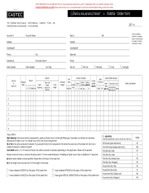 Rollstar Order Form