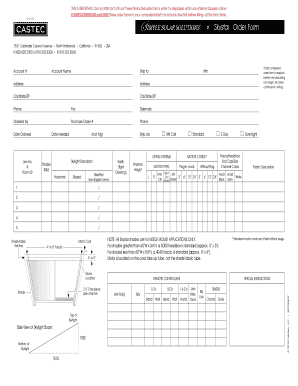 Skystar Order Form