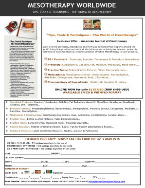 Mesotherapy Worldwide Guide