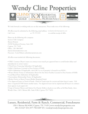 Broker Notice to Buyer/Tenant