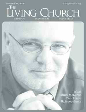 Living Church Magazine Subscription Form