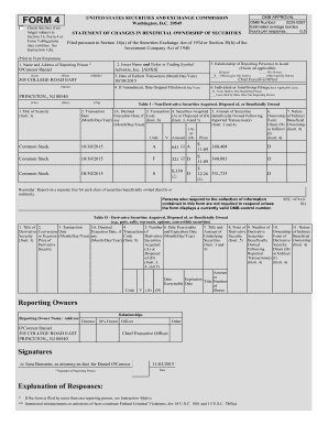SEC Form 4 Statement of Changes in Beneficial Ownership