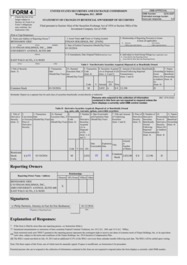 SEC Form 4 Statement of Changes in Beneficial Ownership