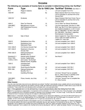 US Federal Income Tax Forms Guide