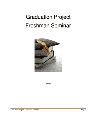 Freshman Seminar Career Research Project