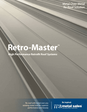 Retro-Master Metal-Over-Metal Re-Roof Solution