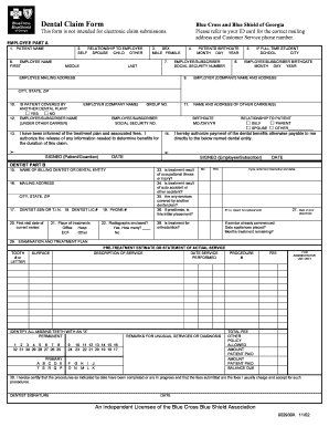 Dental Claim Form