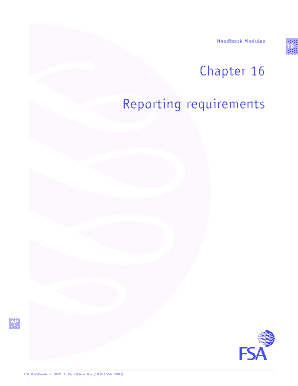 Standard Reporting Statement for Securities and Futures Firms