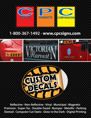 Municipal Decal Order Checklist