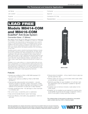 ScaleNet Anti-Scale System Installation Form