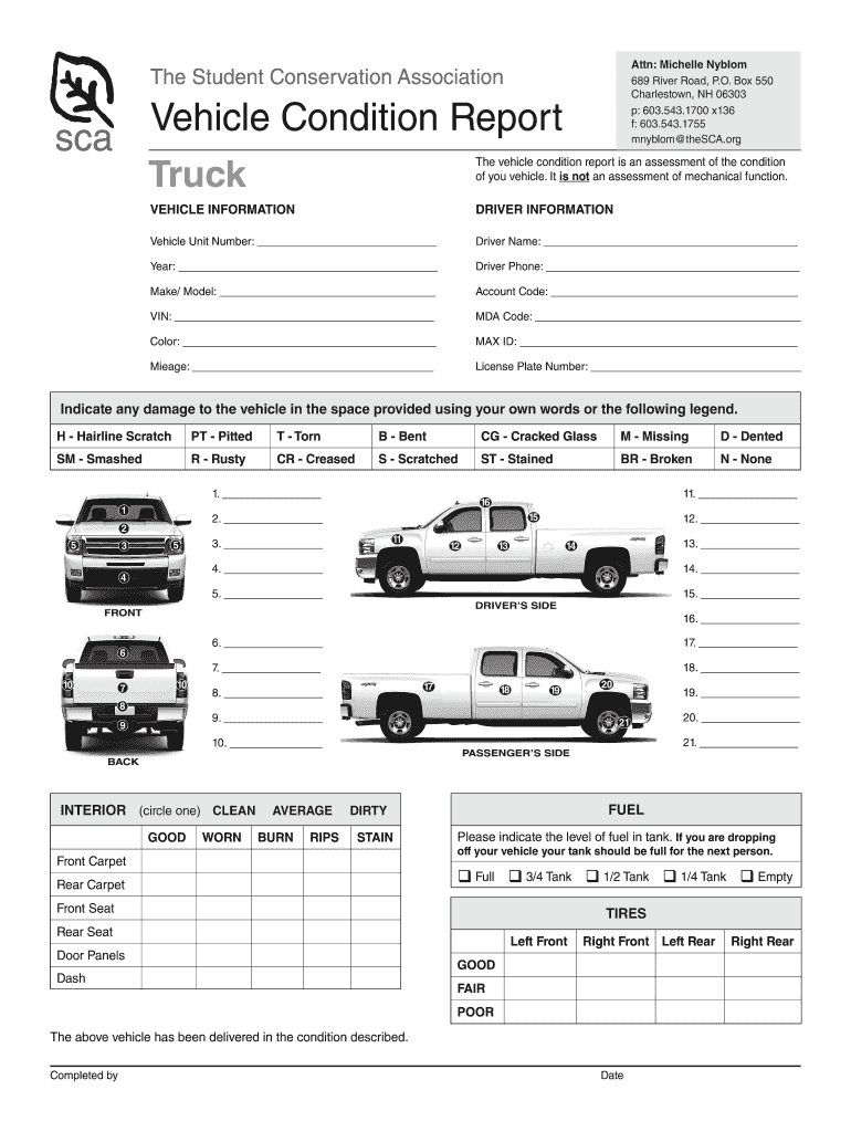 Stone County Doing Business As Form - Fill Online, Printable Intended For Truck Condition Report Template
