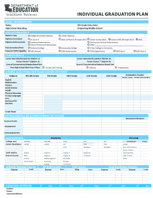Louisiana Individual Graduation Plan