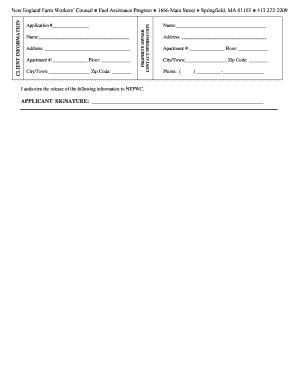 Fuel Assistance Program Application