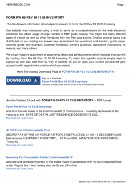 FORM RW 09 REV 10 13 06 INVENTORY - bVERVEBOOKCOMb