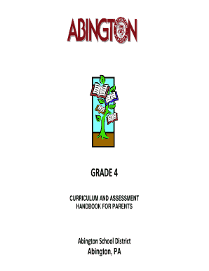 Grade 4 Curriculum and Assessment Handbook
