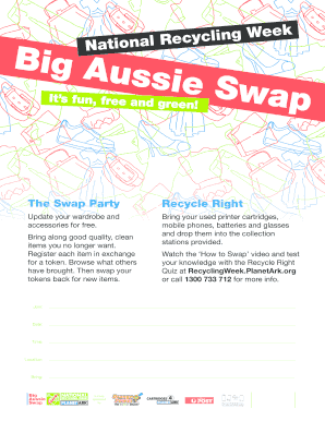 Recycling Week Swap Party
