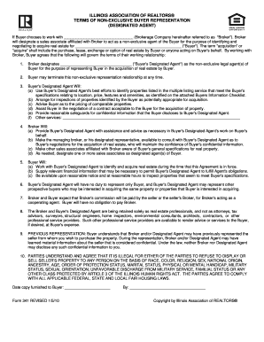 Illinois Non-Exclusive Buyer Representation Agreement