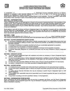 Illinois Non-Exclusive Buyer Representation Contract