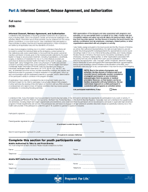 BSA Annual Health and Medical Record