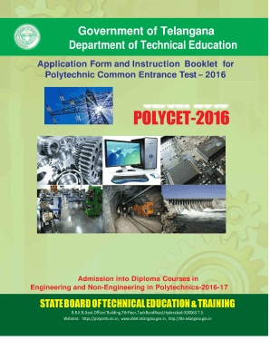 Polytechnic Common Entrance Test Application Form