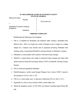 Fillable Online GWINNETT COUNTY PUBLIC Fax Email Print - pdfFiller