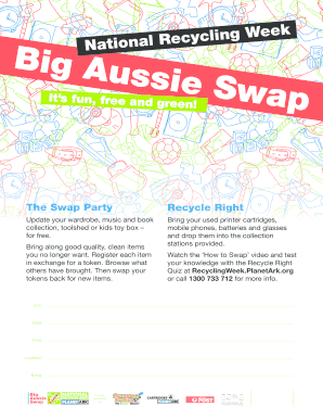 Recycling Week Swap Party
