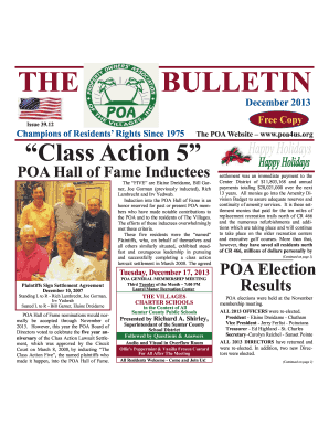 POA Membership Application Form