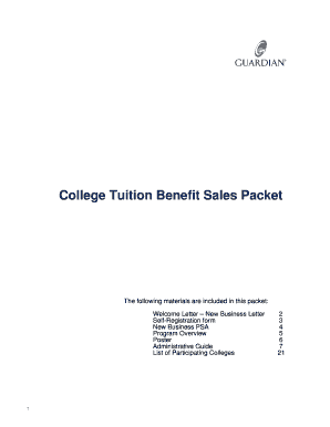 College Tuition Benefit Registration Form