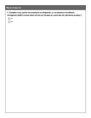 Enquête sur l'immigration économique au Québec